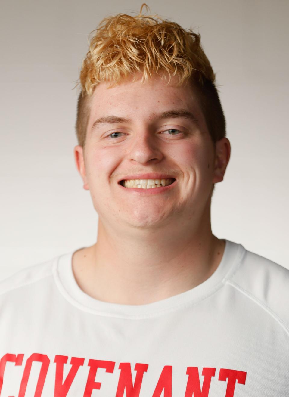 Southwest Covenant's Zane Zamanski, track, is pictured during The Oklahoman's annual high school spring sports media day at Bishop McGuinness High School in Oklahoma City, Wednesday, Feb. 21, 2024.