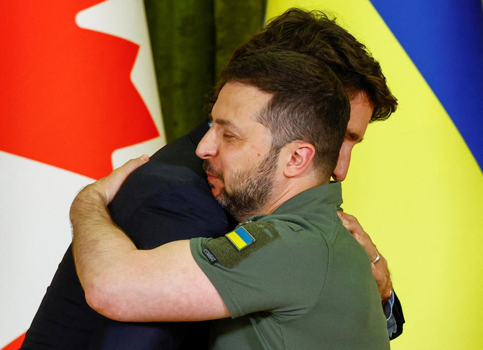 Justin Trudeau und Wolodymyr Selenskyj (Bild: Reuters)