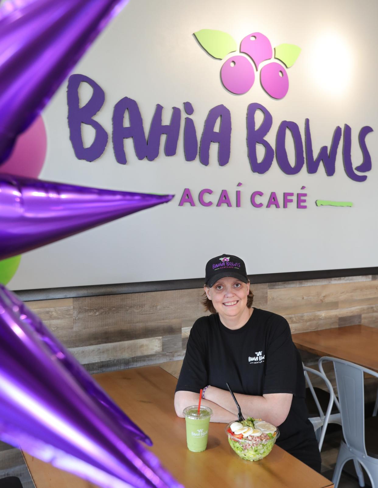 Bahia Bowls General Manager Jolie Kolassa at the new location in Green Wednesday.