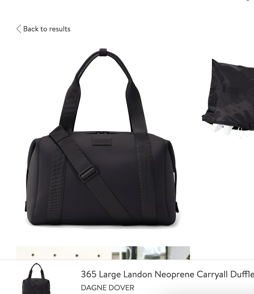 12) Large Landon Neoprene Duffle Bag