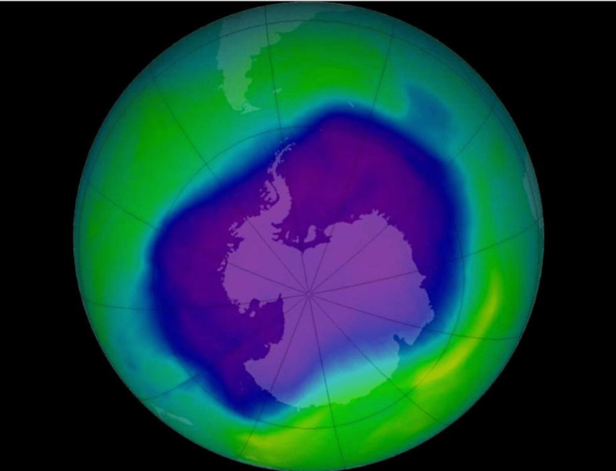 Three scientists found a hole in the ozone layer, prompting a global treaty