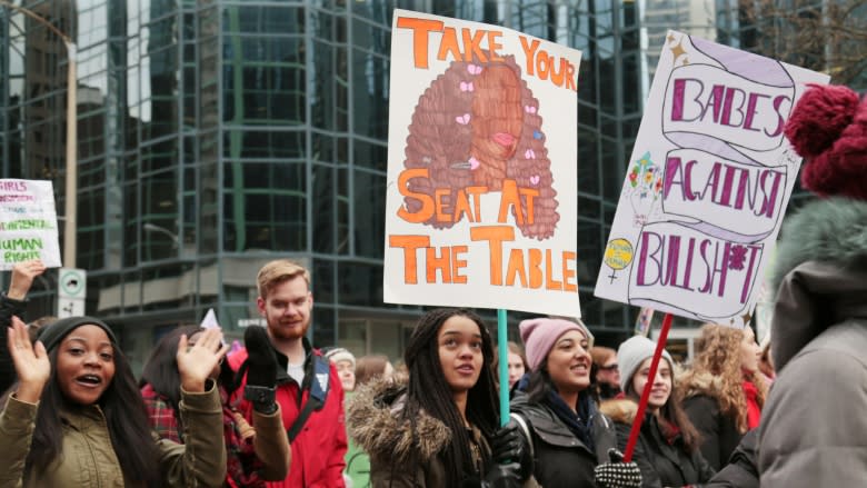 Thousands rally at Women's March in Ottawa, demand a 'better world'