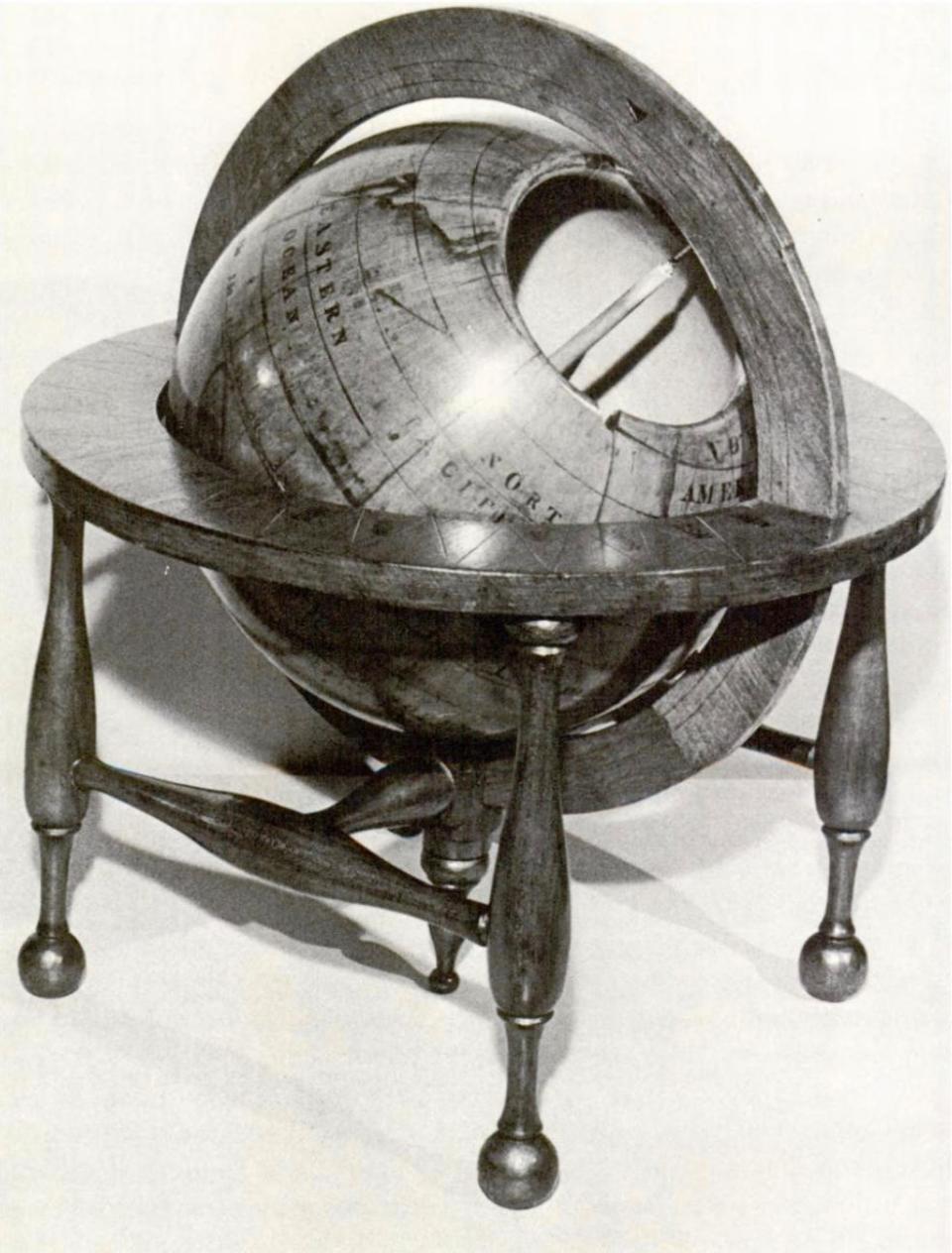 Capt. John Cleves Symmes used this wooden model to demonstrate his theory of the Hollow Earth.