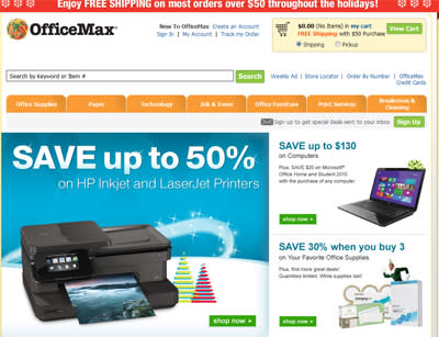 Office Max Cyber Monday deals