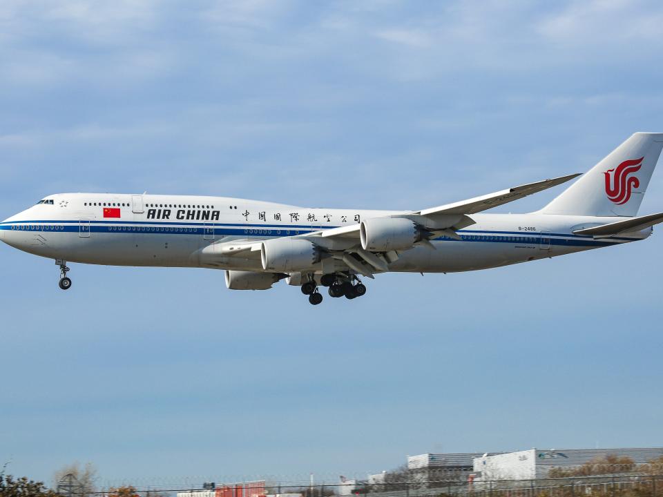 Air China Boeing 747-8.