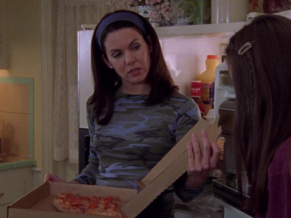 pizza gilmore girls