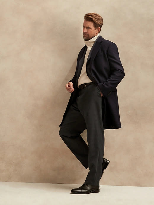 Italian Wool-Blend Top Coat. Photo via Banana Republic.