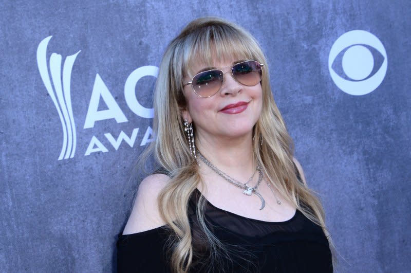 Stevie Nicks attends the Academy of Country Music Awards in 2014. File Photo by Jim Ruymen/UPI