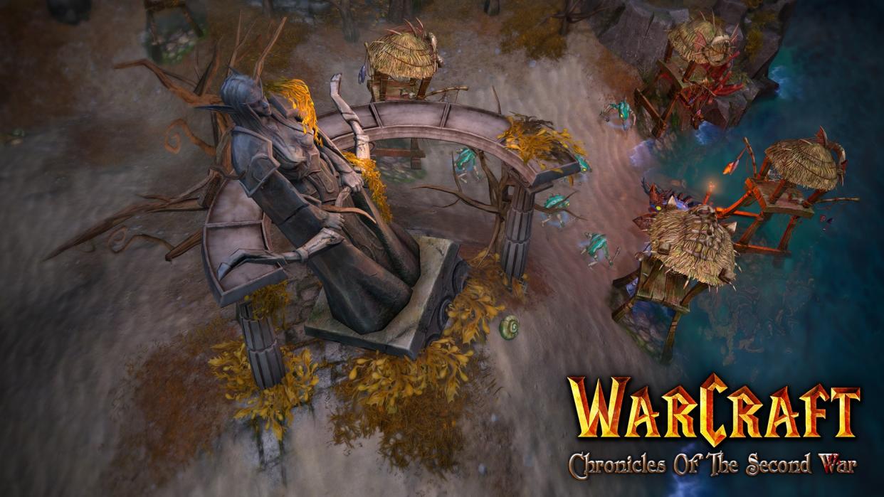  Warcraft Chronicles of the Second War statue . 