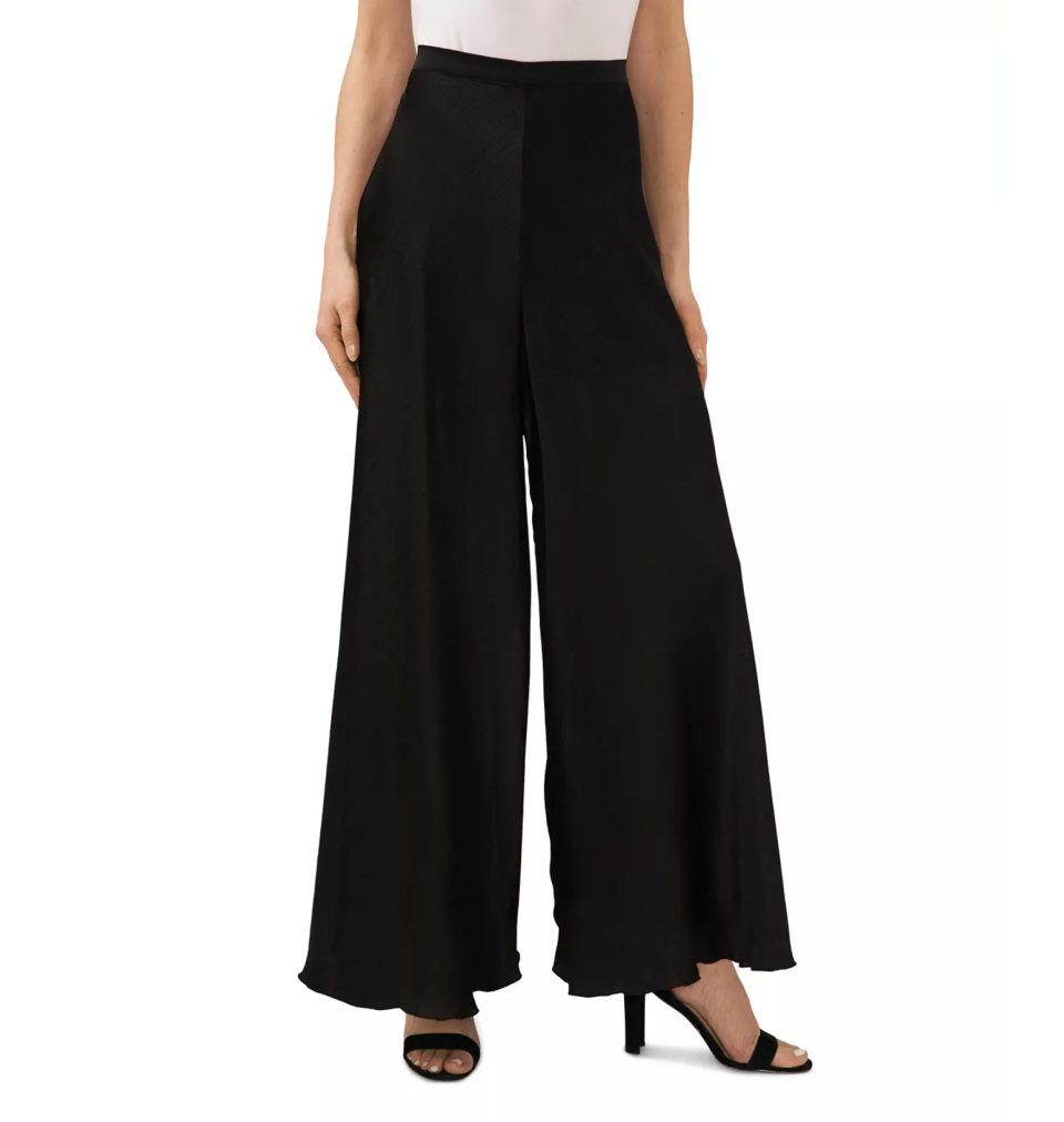 CeCe Women's Flowy Wide Leg Side Zip Pant macy's