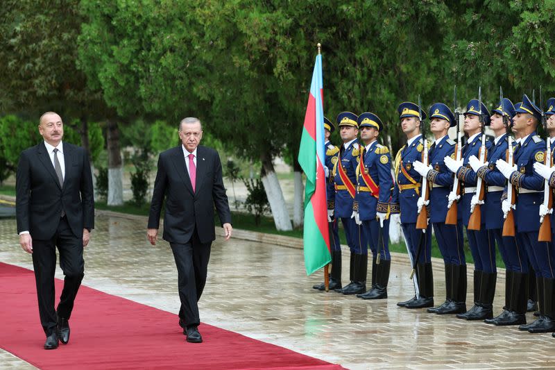 Turkish President Tayyip Erdogan visits Nakhchivan