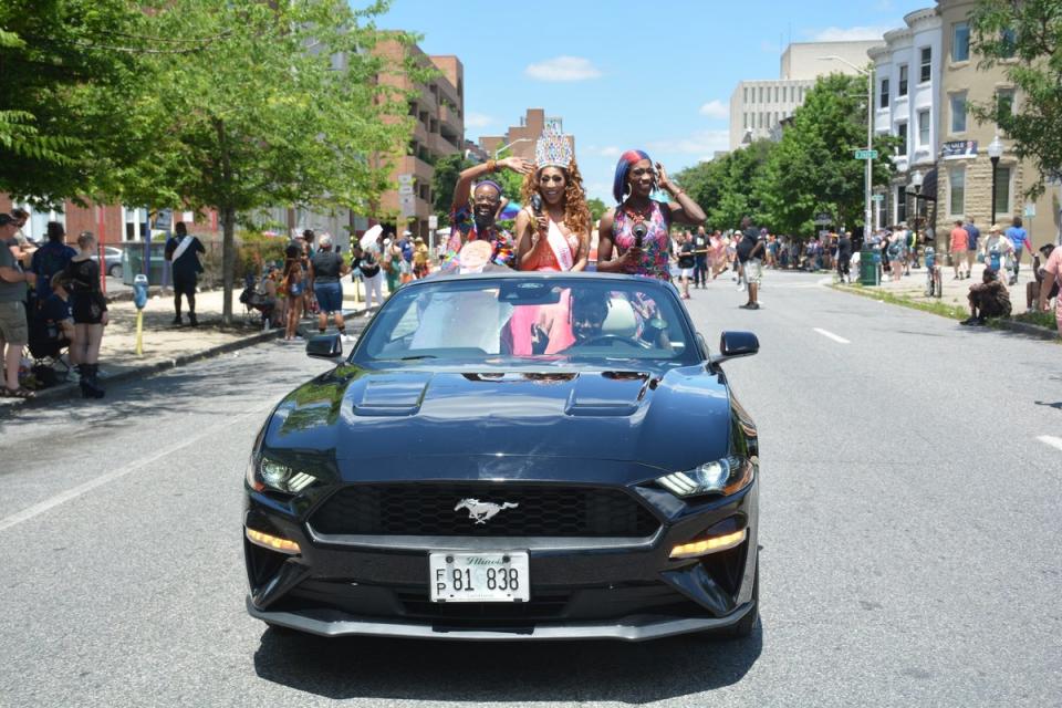 Many gathered in Baltimore for the annual Pride parade and block party on Saturday. The event ended early after the mass panic. (Baltimore Police Department)