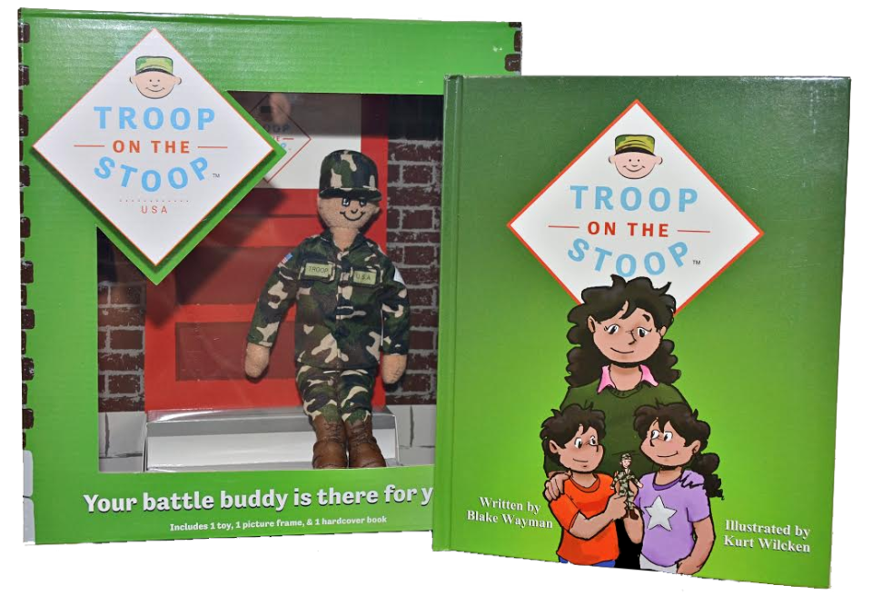 Army veteran Blake Wayman created <a href="https://troop-on-the-stoop.myshopify.com/" target="_blank">Troop on the Stoop</a> as an Elf on the Shelf&ndash;type product for military families.&nbsp;<br /><br />&ldquo;Troop is special because he is a reminder to military children of their dad or mom,&rdquo; <a href="https://www.cincinnati.com/story/news/local/erlanger/2016/11/20/troop-stoop/94177796/" target="_blank">Wayman&nbsp;told Cincinnati.com</a>. &ldquo;Troop is there to look over the household and play. He&rsquo;s always there, always watching out for them.&rdquo;