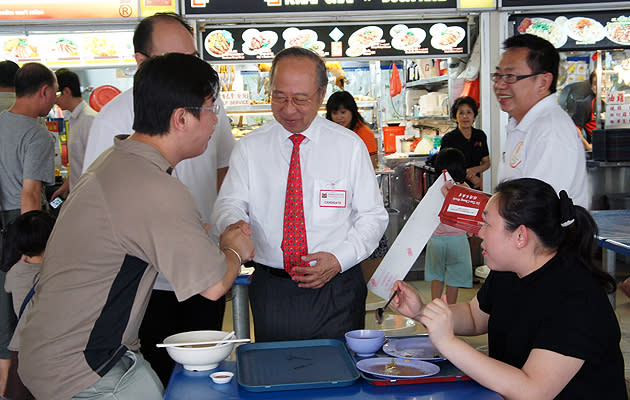 Tan Cheng Bock at Kovan