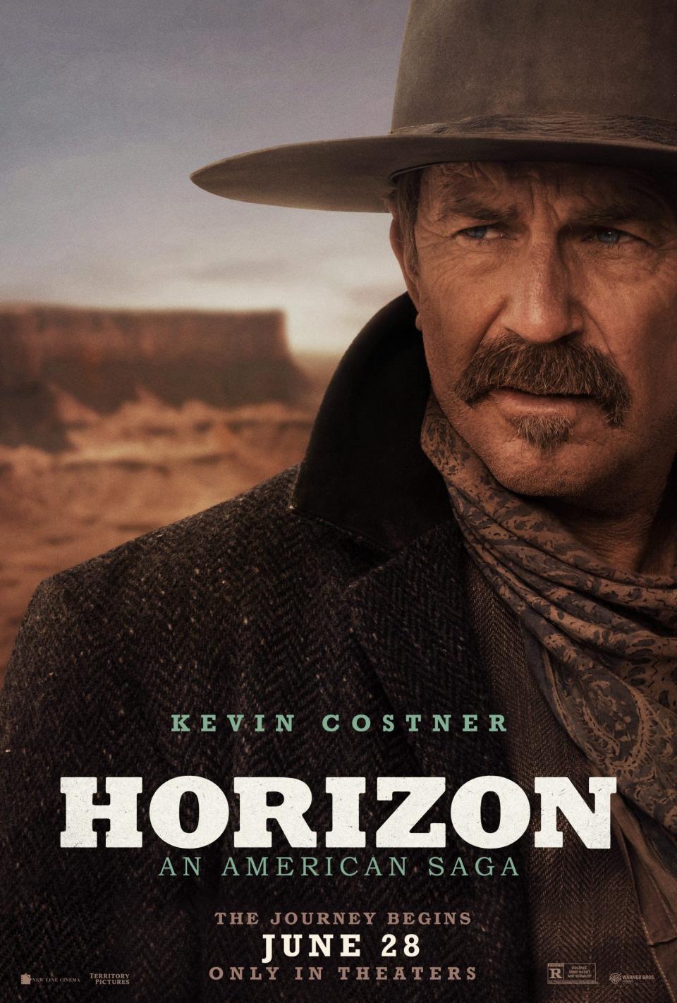 Kevin Costner Horizon character poster