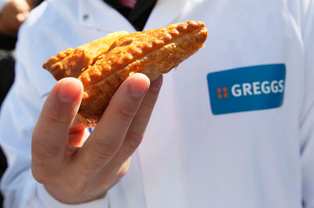 Workers have been told to self isloate after a Covid outbreak at a Greggs factory (AFP via Getty Images)