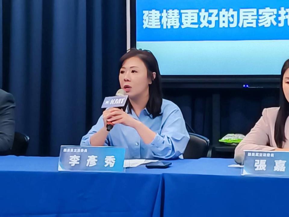 身兼國民黨文傳會主委的立委李彥秀今天(15日)接受媒體採訪。(趙婉淳 攝)