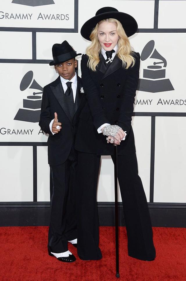 Lourdes Leon Channels Mom Madonna With Cone Bra Red Dress at Grammys 2023:  Photo 4889514, 2023 Grammys, Grammys, Lourdes Leon, Madonna Photos