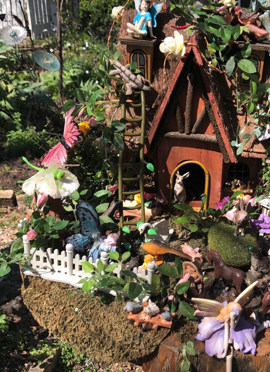 Fairy gardens can be found throughout Austin, including in Zilker Botanical Garden Memorial Day thorugh July.