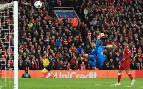 Salah (not pictured) puts Liverpool ahead - Credit: Peter Byrne/PA Wire