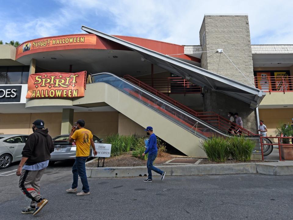 A Spirit Halloween store in Los Angeles, California.