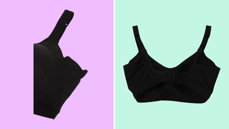 A bra that serves partially as shapewear.