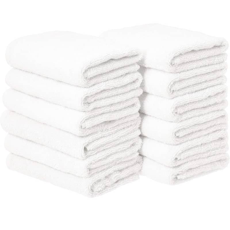 Amazon Basics Cotton Hand Towels (12-Pack)