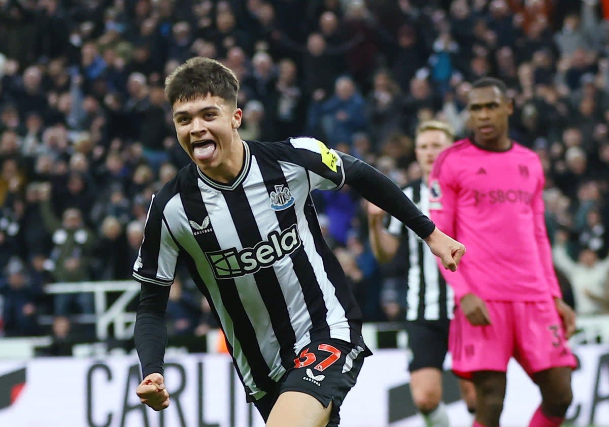 Star in the making: Miley scored his first Premier League goal (Action Images via Reuters)