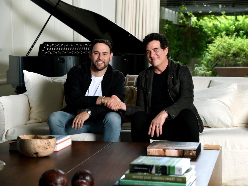 Scooter Braun And Scott Borchetta