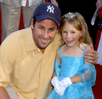 Adam Sandler and Tatum McCann at the LA premiere of Columbia's Click