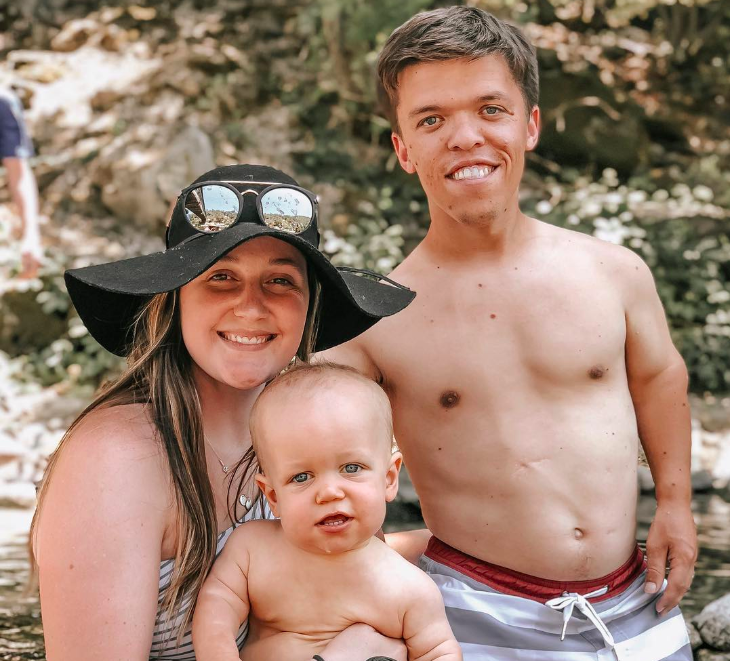 <em>Little People, Big World</em> star Tori Roloff had her hands full with son Jackson and husband Zach. (Image: Tori Roloff via Instagram)