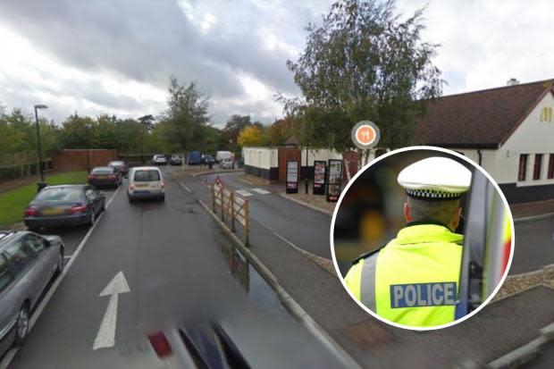 Man and woman attacked while sat in car queueing at McDonald's drive-thru