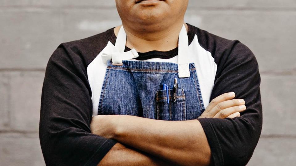 portrait of Neftalí Durán: chef, educator, and cofounder of I-Collective