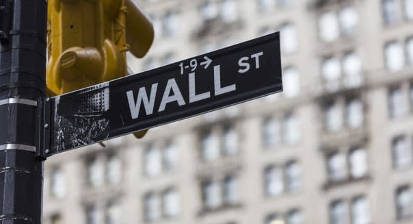 wall street sign in new york