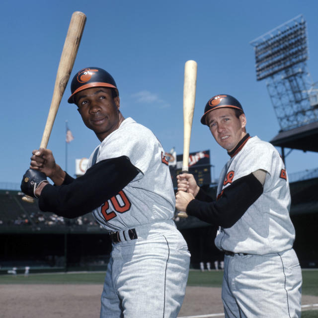 Brooks Robinson, infielder for the Baltimore Orioles is shown