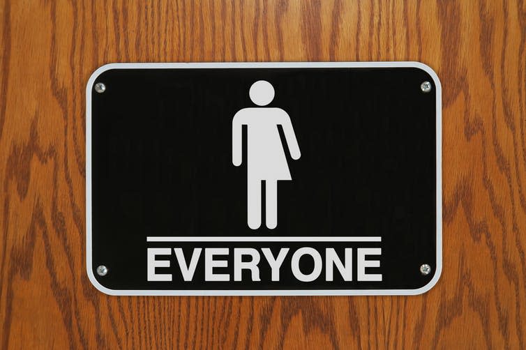 <span class="caption">Myths about trans people have persisted in debates on transgender bathrooms.</span> <span class="attribution"><span class="source">via shutterstock.com</span></span>