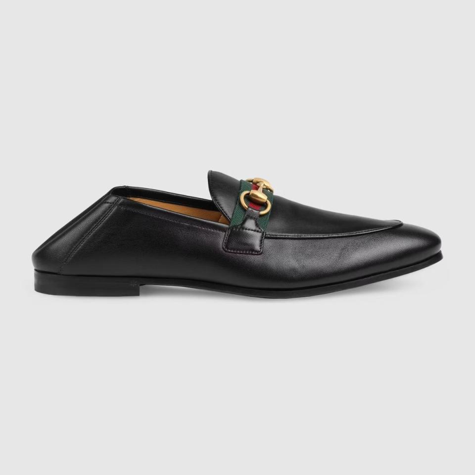 7) Gucci Leather Horsebit Loafer