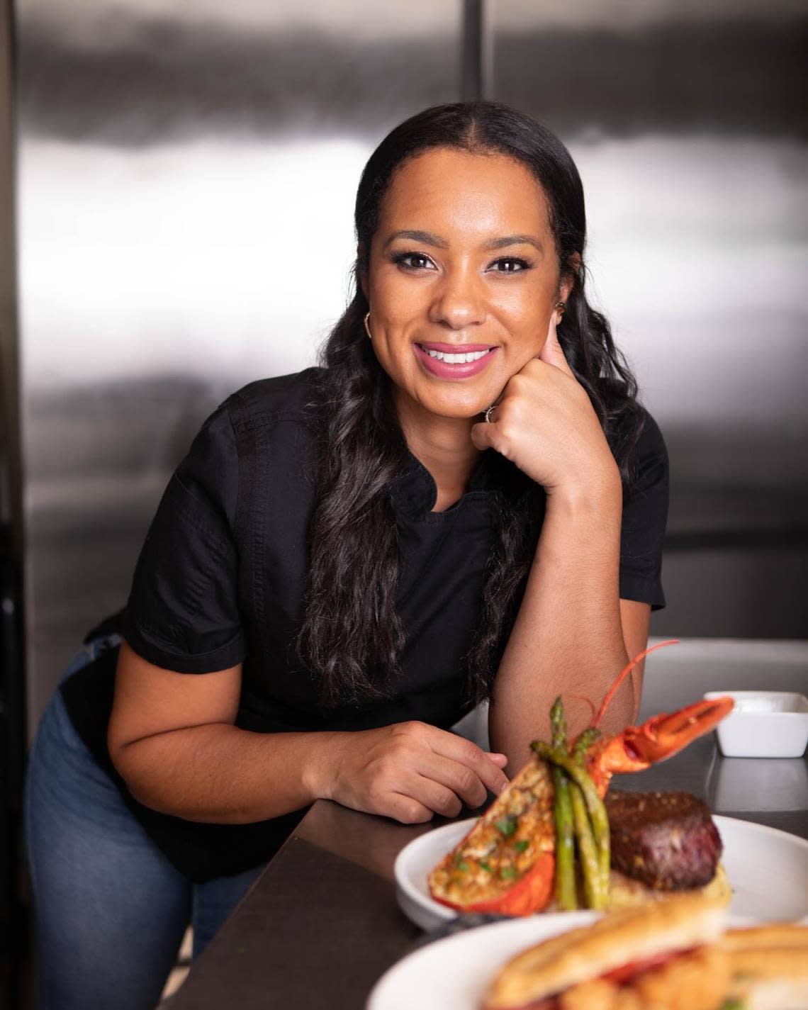 Chef Chelsia Ogletree of Her Majesty Kitchen in Forsyth, Georgia.