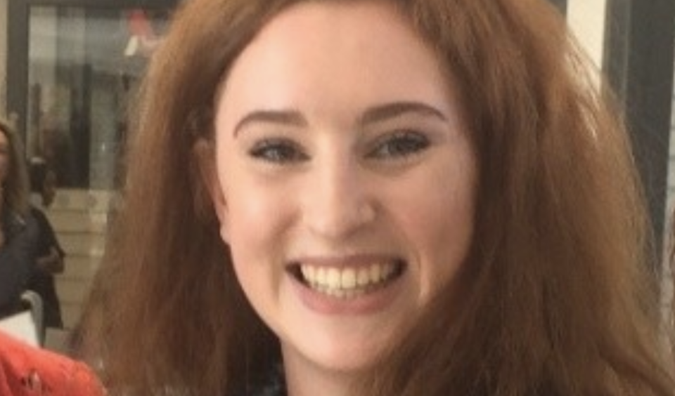 A close-up picture of Alana Cutland smiling before her death.