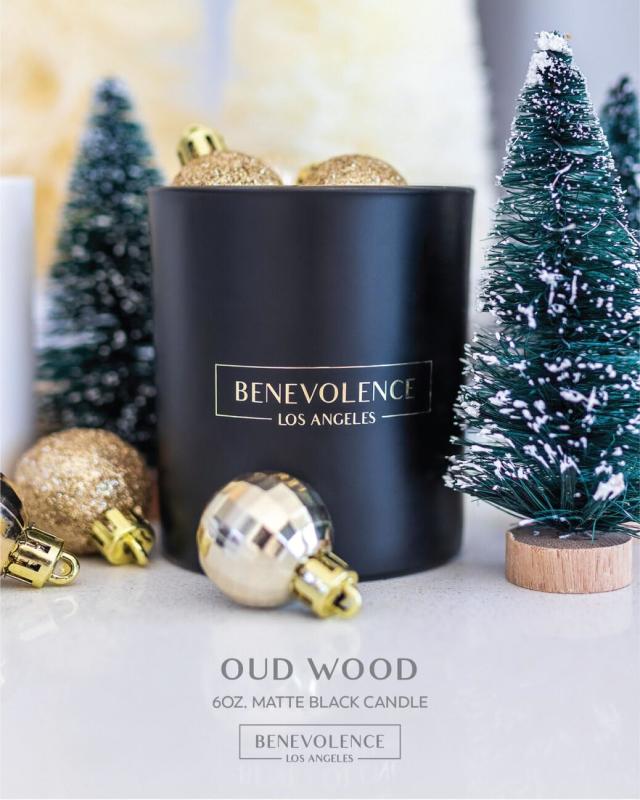 Holiday Gift Box - Bundle of 4 Premium Gold Scented Soy Candles –  Benevolence LA