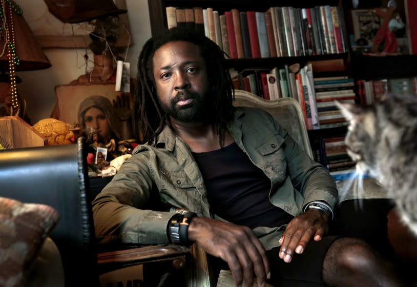 Marlon James, winner of the Times's inaugural Ray Bradbury Prize for Science Fiction, Fantasy and Speculative Fiction.