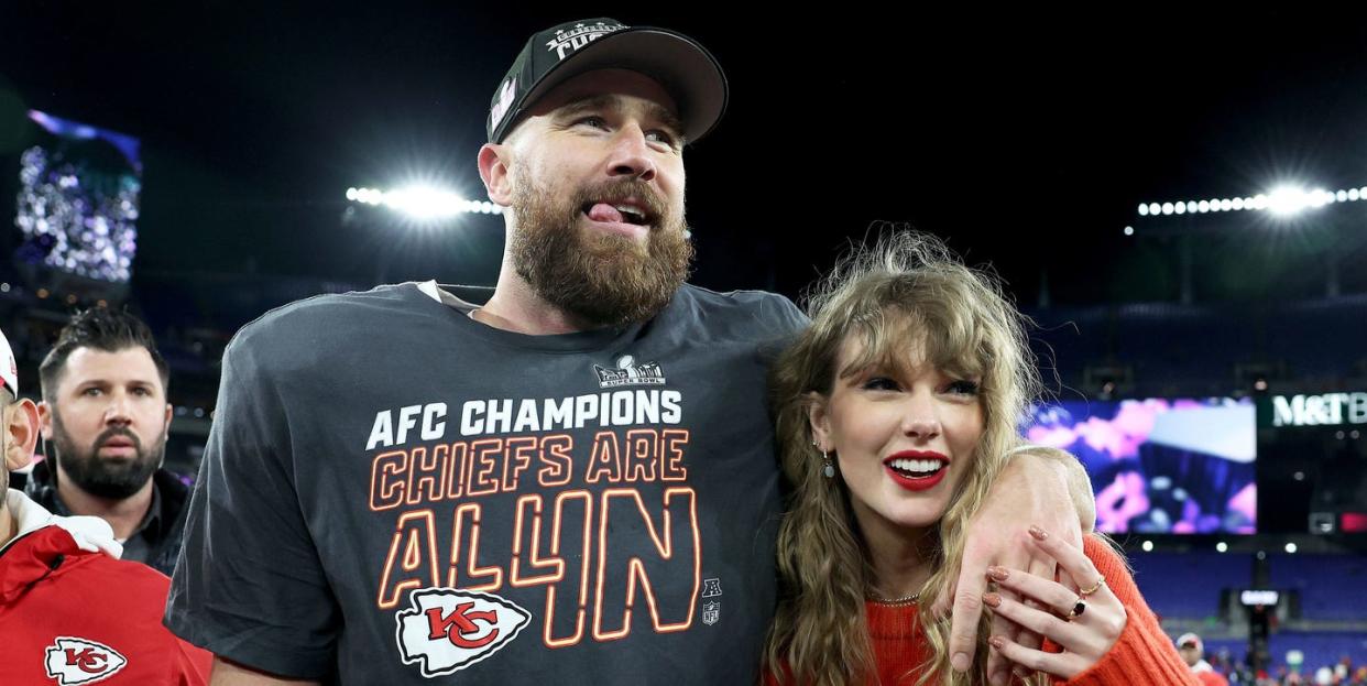 taylor swift travis kelce afc