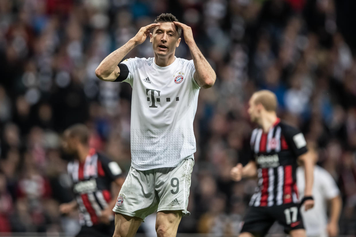 It was a rough weekend for Robert Lewandowski (pictured) and Bayern Munich, as well as other European giants. (Getty)