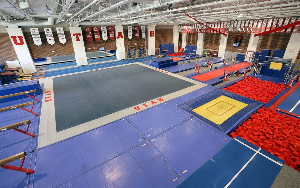 The gym in the Dumke Gymnastics Center is pictured during a ribbon-cutting event at the University of Utah in Salt Lake City on Thursday, Aug. 17, 2023. | Kristin Murphy, Deseret News