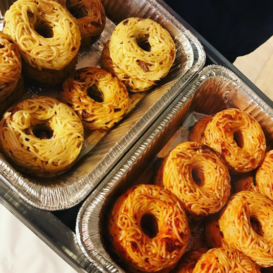 Spaghetti doughnut