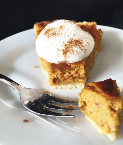 7) Lacey Chabert's Sweet Potato Pie with Homemade Whipped Cream