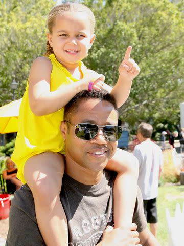 <p>Alex Berliner/BEI/Shutterstock</p> Cuba Gooding Jr. with his daughter Piper Gooding at the 4th Annual Kidstock Music and Arts Festival on June 6, 2010 in Los Angeles, California.