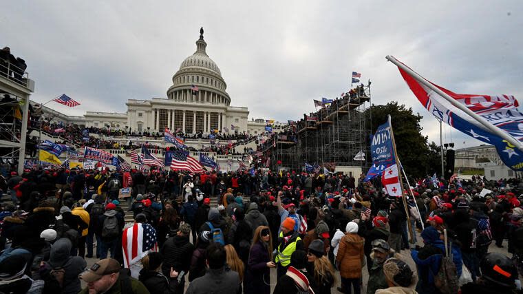 Nach den Unruhen am Kapitol in Washington melden sich Größen der US-Wirtschaft in den sozialen Medien zu Wort. Foto: dpa