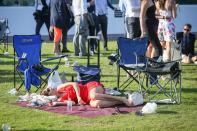 <p>Picnics on the lawn quickly turned into nap time for some.</p>