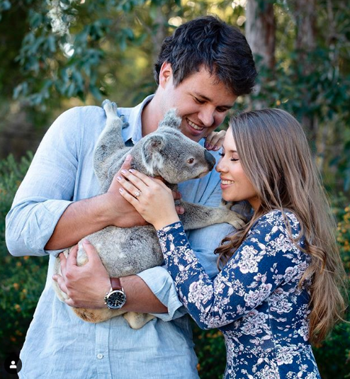 Bindi and Chandler announced their engagement on Bindi's 21st birthday, July 24. Photo: Instagram/bindisueirwin